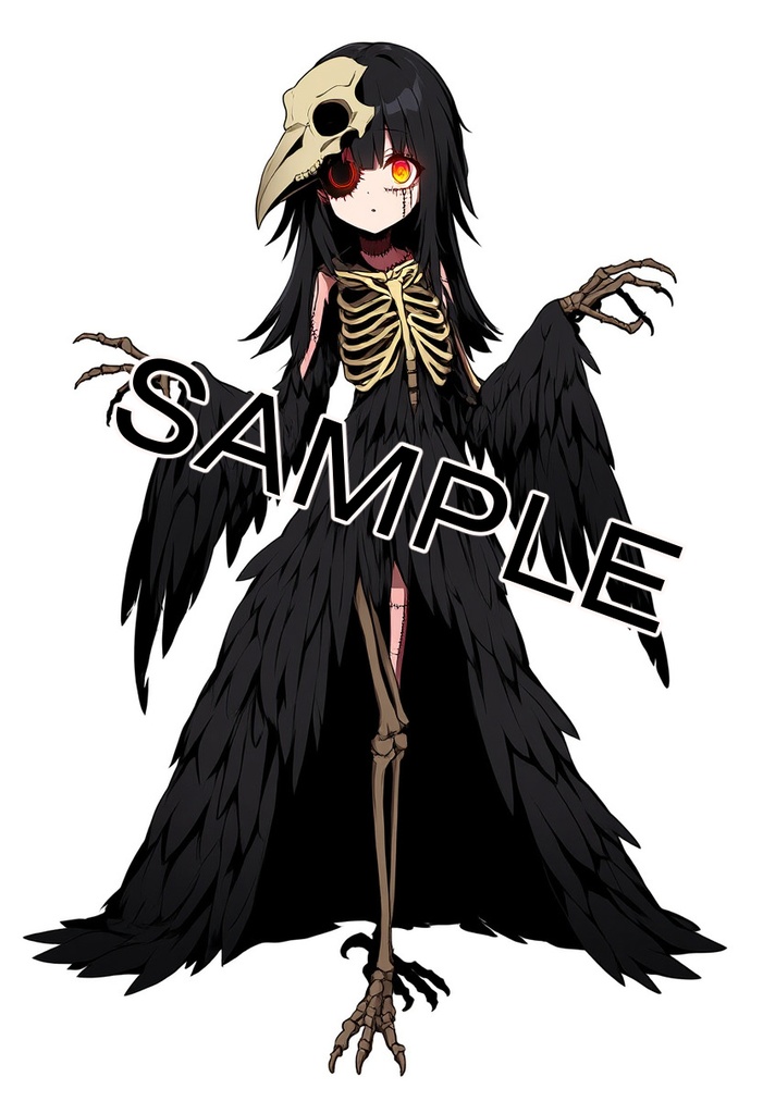 屍の人形(ネクロニカ用プレイヤーキャラ素材)