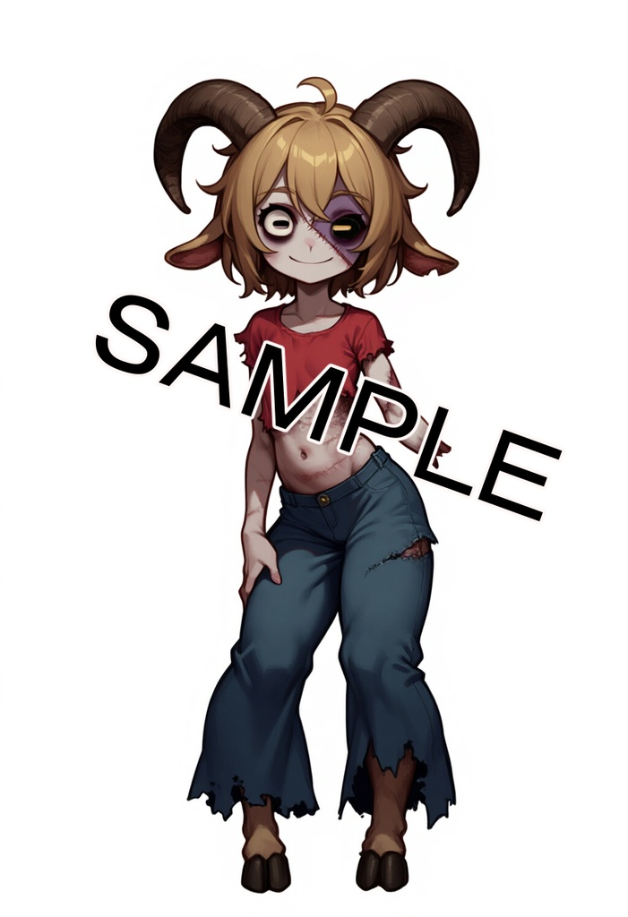 屍の人形(ネクロニカ用プレイヤーキャラ素材)