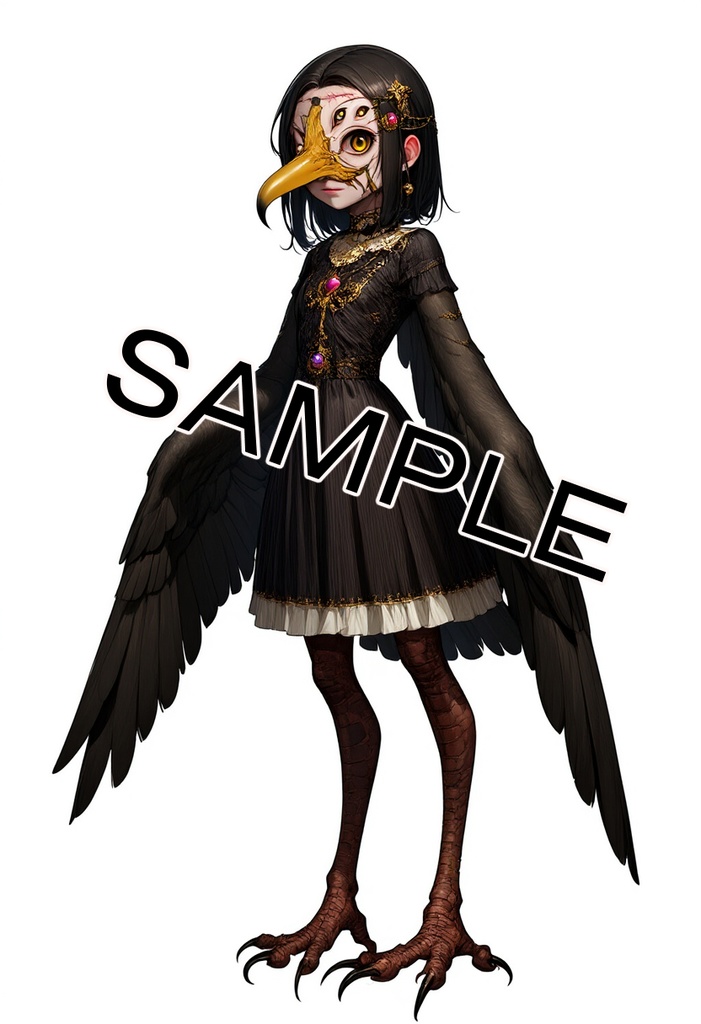 屍の人形(ネクロニカ用プレイヤーキャラ素材)