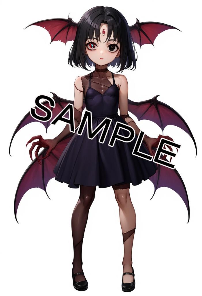 屍の人形(ネクロニカ用プレイヤーキャラ素材)