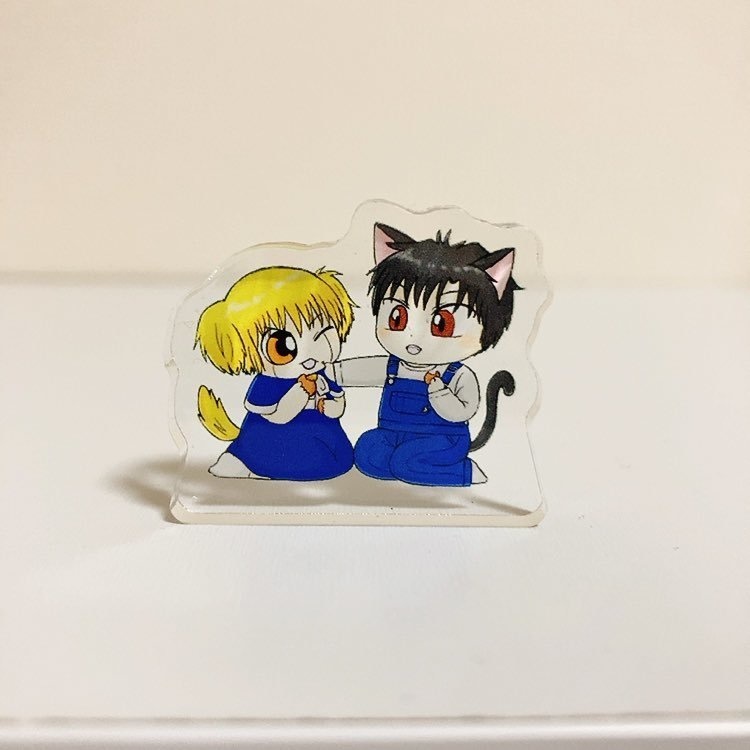 わんにゃん自立アクスタ