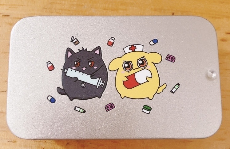 まんまるちゃんメンタム缶とシールのセット