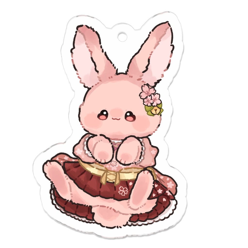 兎野みやび(兎バーション)アクリルキーホルダー
