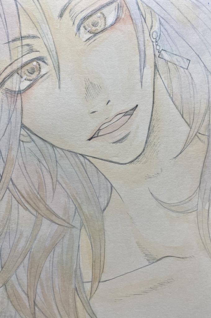 イラスト原画(ハガキサイズ)