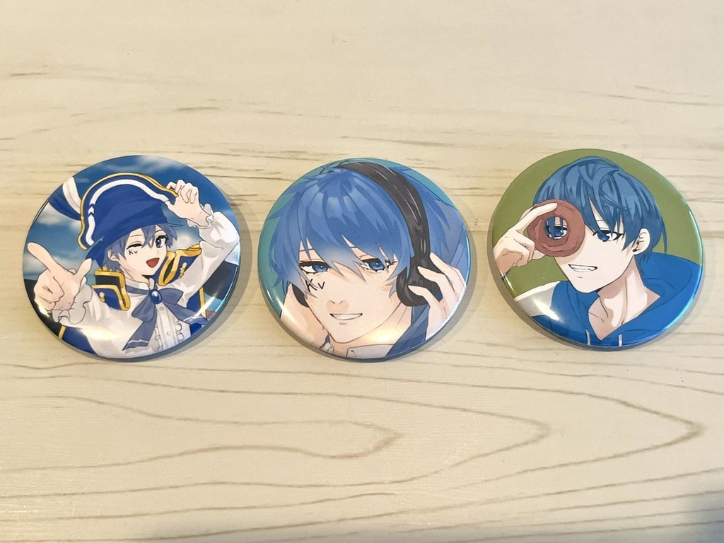 BIG缶バッジ(58mm) 3種セット