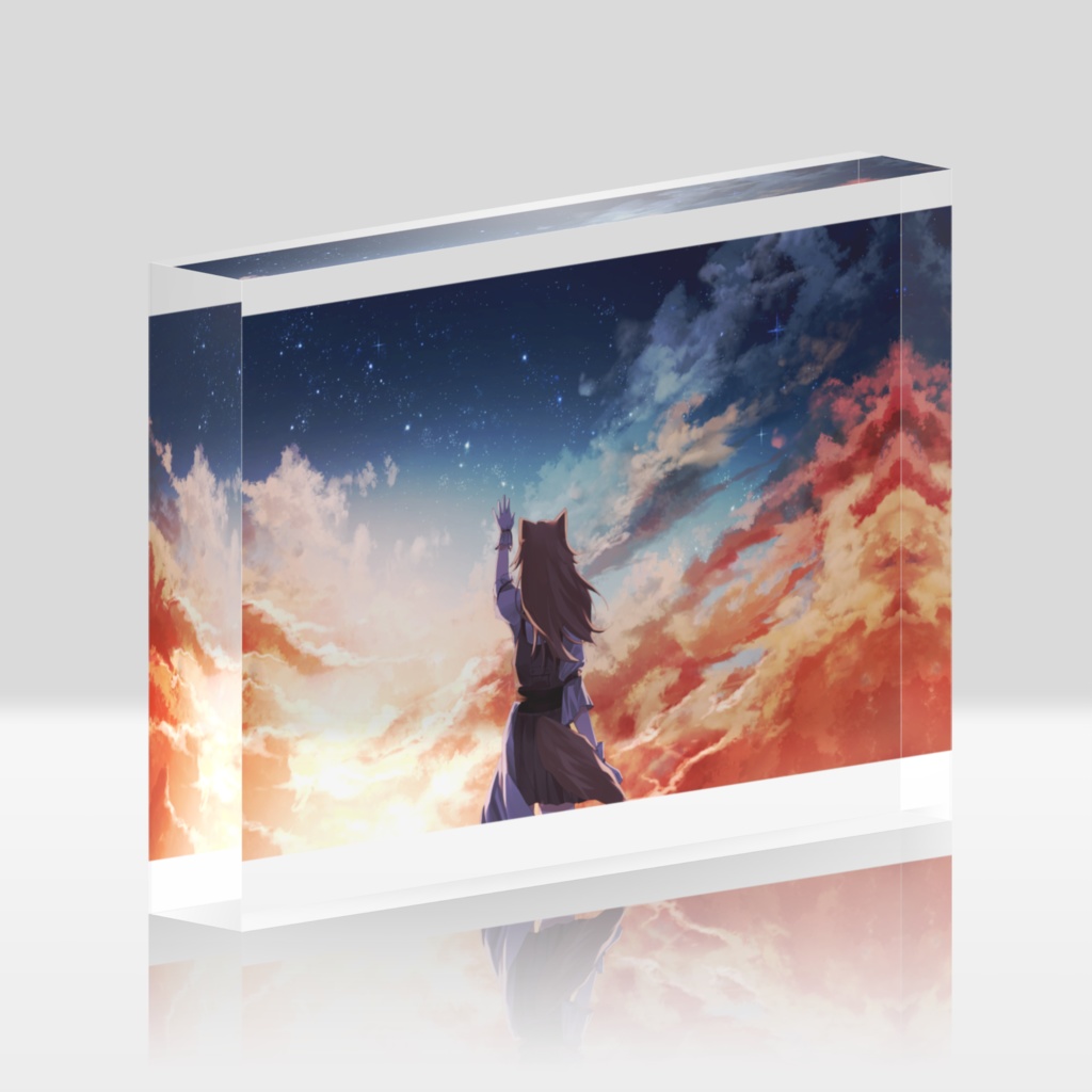 愛瀬燈 アクリルブロック(曙)