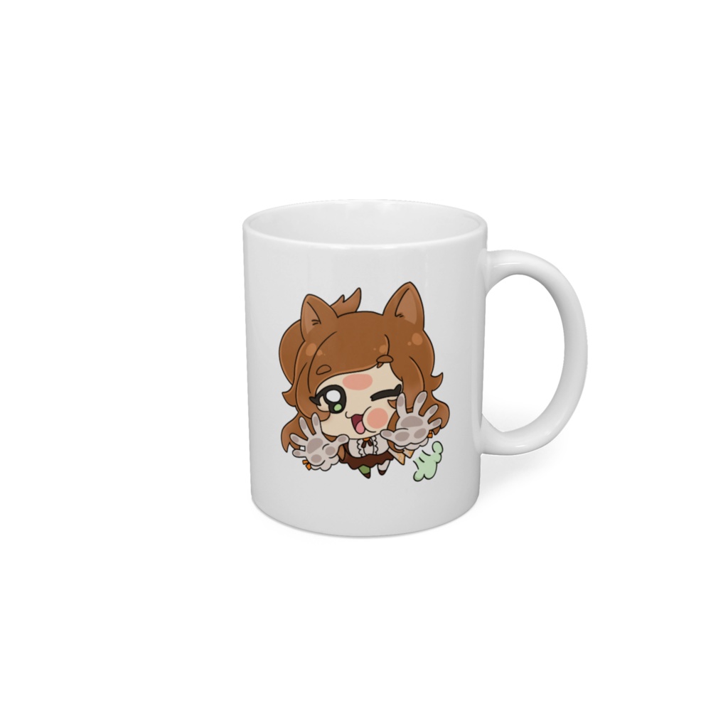 愛瀬燈 とももマグカップ (右利き)