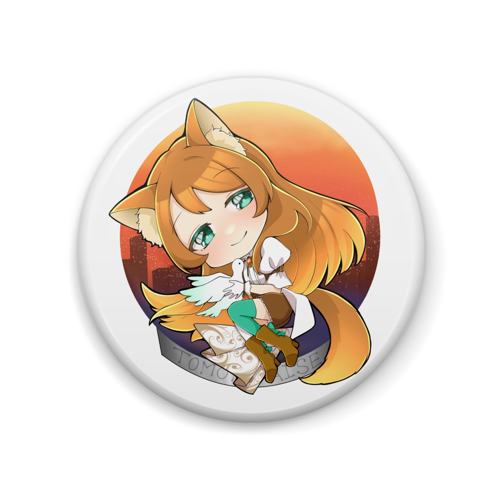 愛瀬燈 夕宮ドーム 缶バッジ