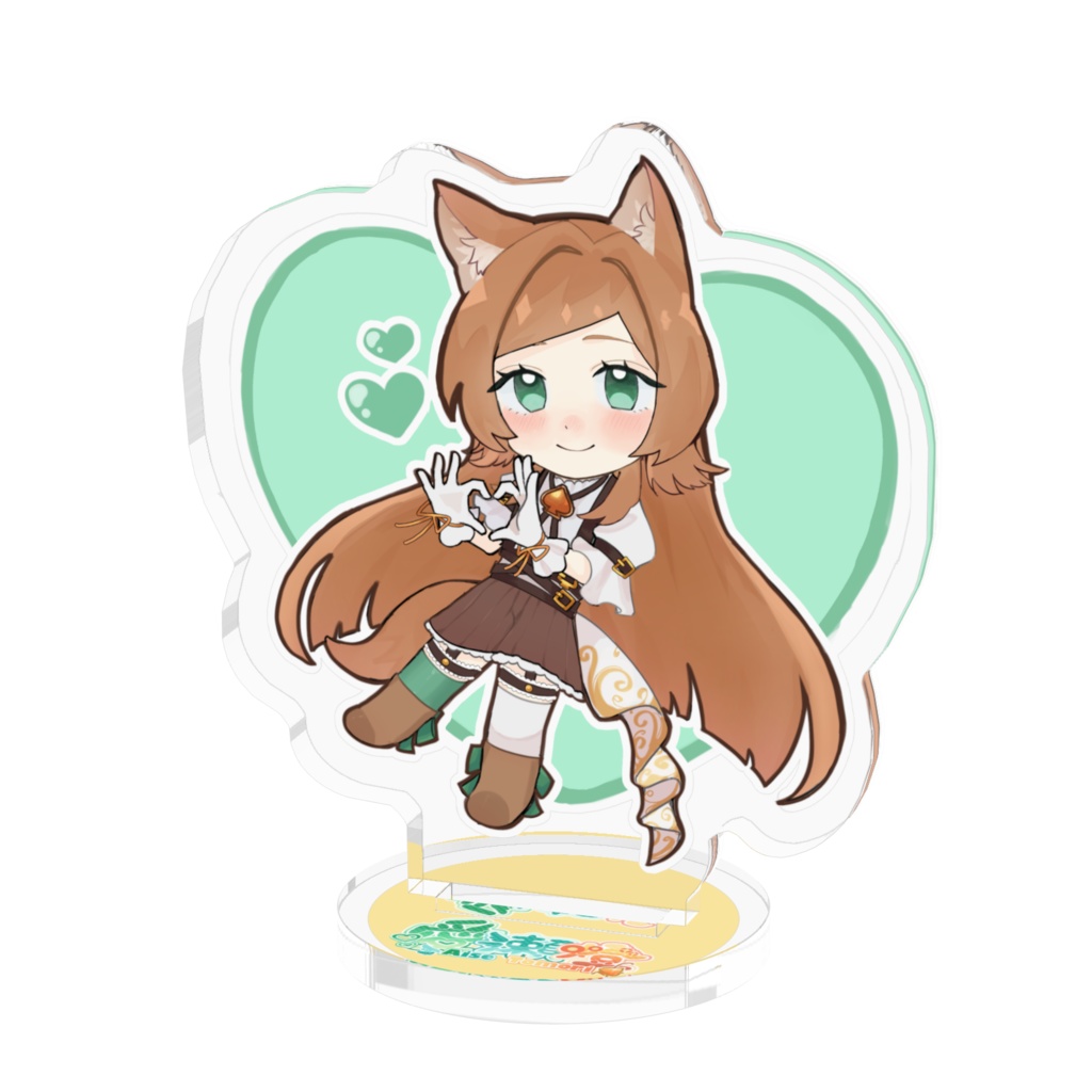 愛瀬燈 緑ハートアバター アクリルスタンド