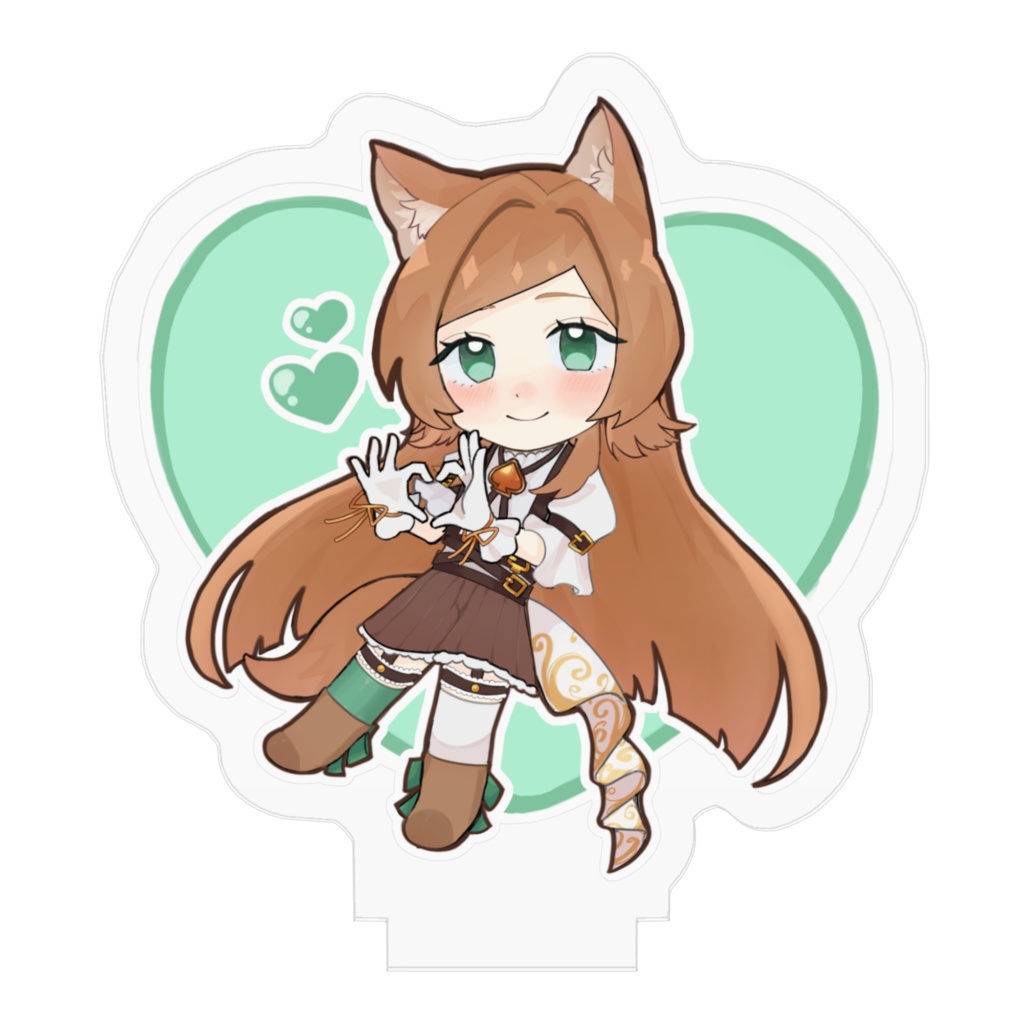 愛瀬燈 緑ハートアバター アクリルスタンド