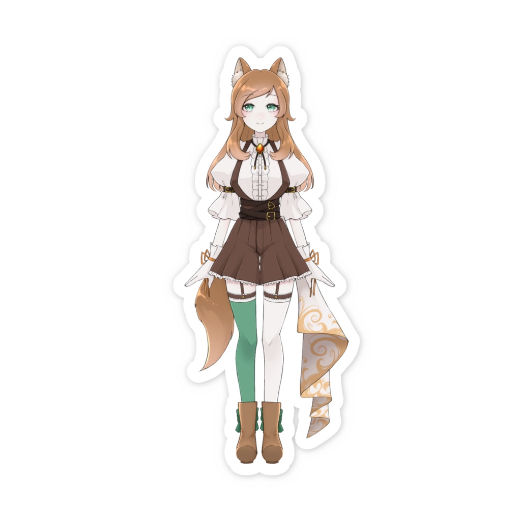 愛瀬燈 新ビジュアル(半袖) ステッカー