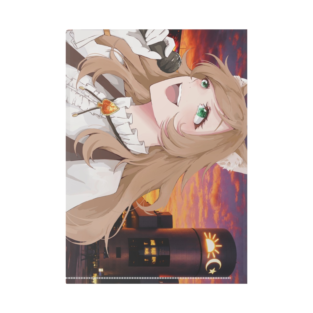 ツキマチアス(表)&愛瀬燈(裏) "世界は美しいはずなんだ" クリアファイル