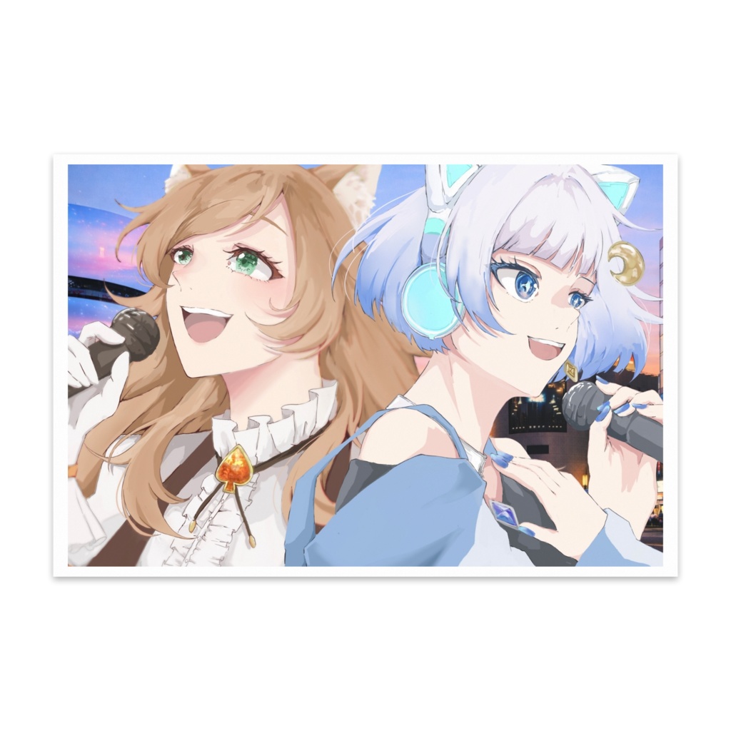 ツキマチアス＆愛瀬燈 "世界は美しいはずなんだ" ポストカード(10枚セット)