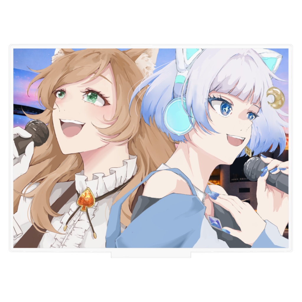 ツキマチアス&愛瀬燈 "世界は美しいはずなんだ" アクリルスタンド