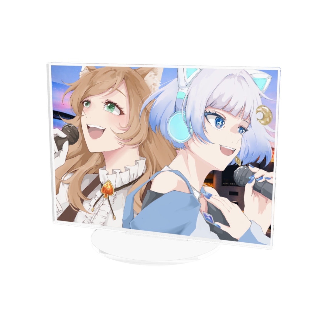 ツキマチアス＆愛瀬燈 "世界は美しいはずなんだ" アクリルスタンド