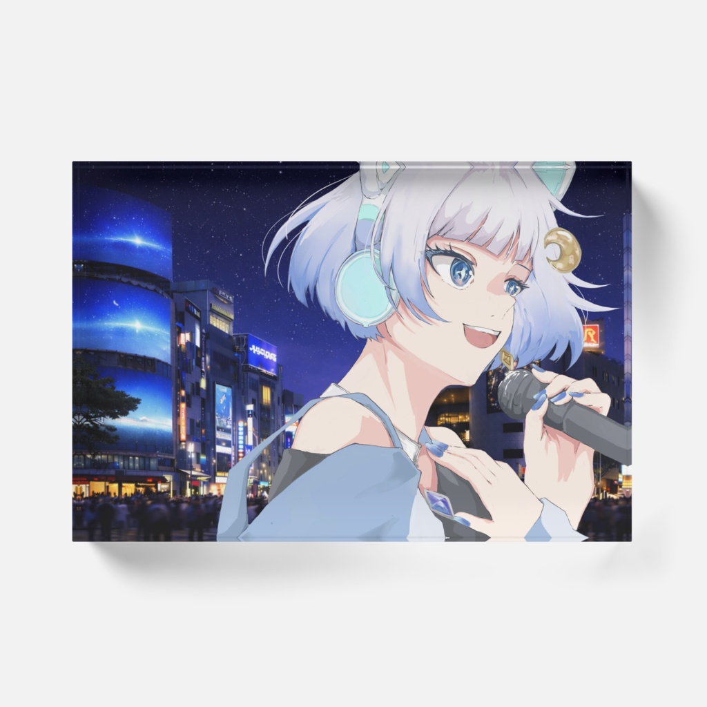 ツキマチアス "世界は美しいはずなんだ" アクリルブロック