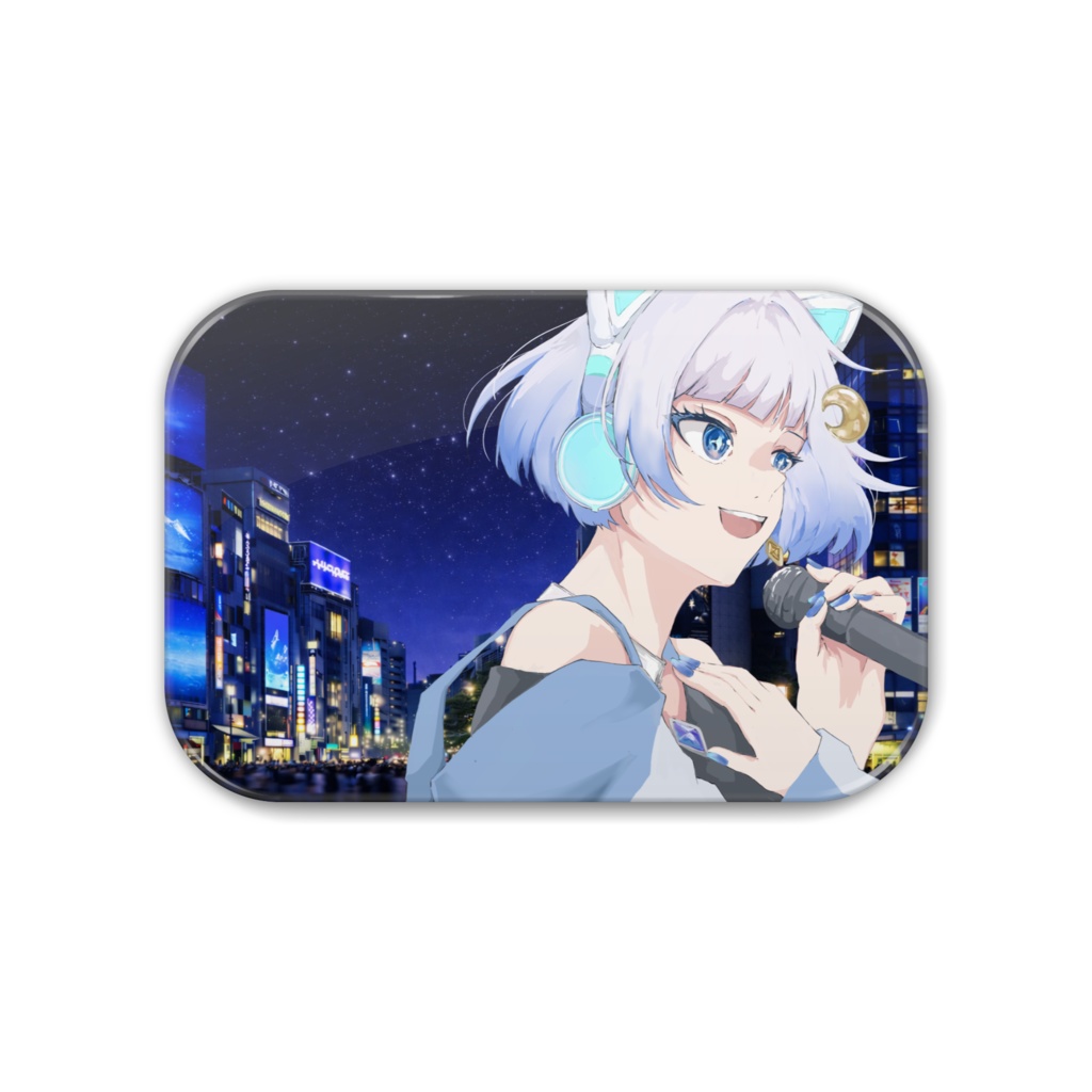 ツキマチアス "世界は美しいはずなんだ" 缶バッジ