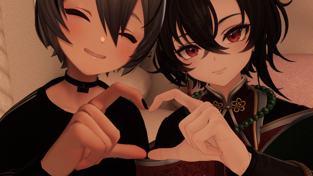 【17体アバター対応】可愛いハートが作れるハンドジェスチャー【1set¥100円】