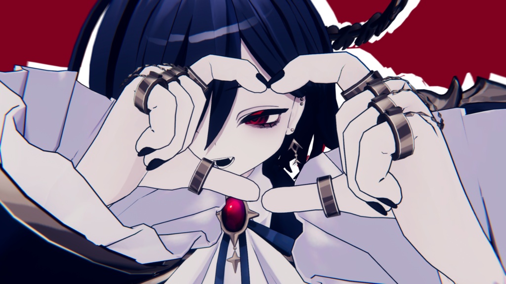 【21体アバター対応】可愛いハートが作れるハンドジェスチャー【1set¥150円】