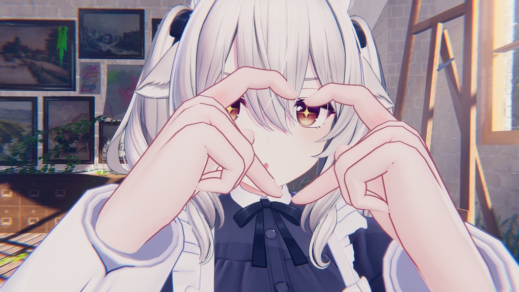 【17体アバター対応】可愛いハートが作れるハンドジェスチャー【1set¥100円】