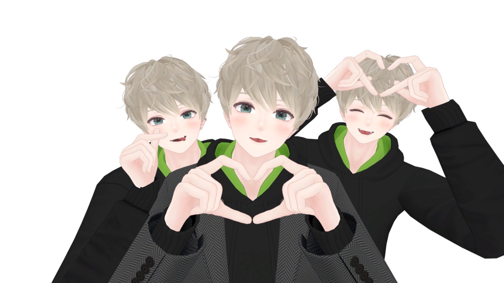 【21体アバター対応】可愛いハートが作れるハンドジェスチャー【1set¥150円】