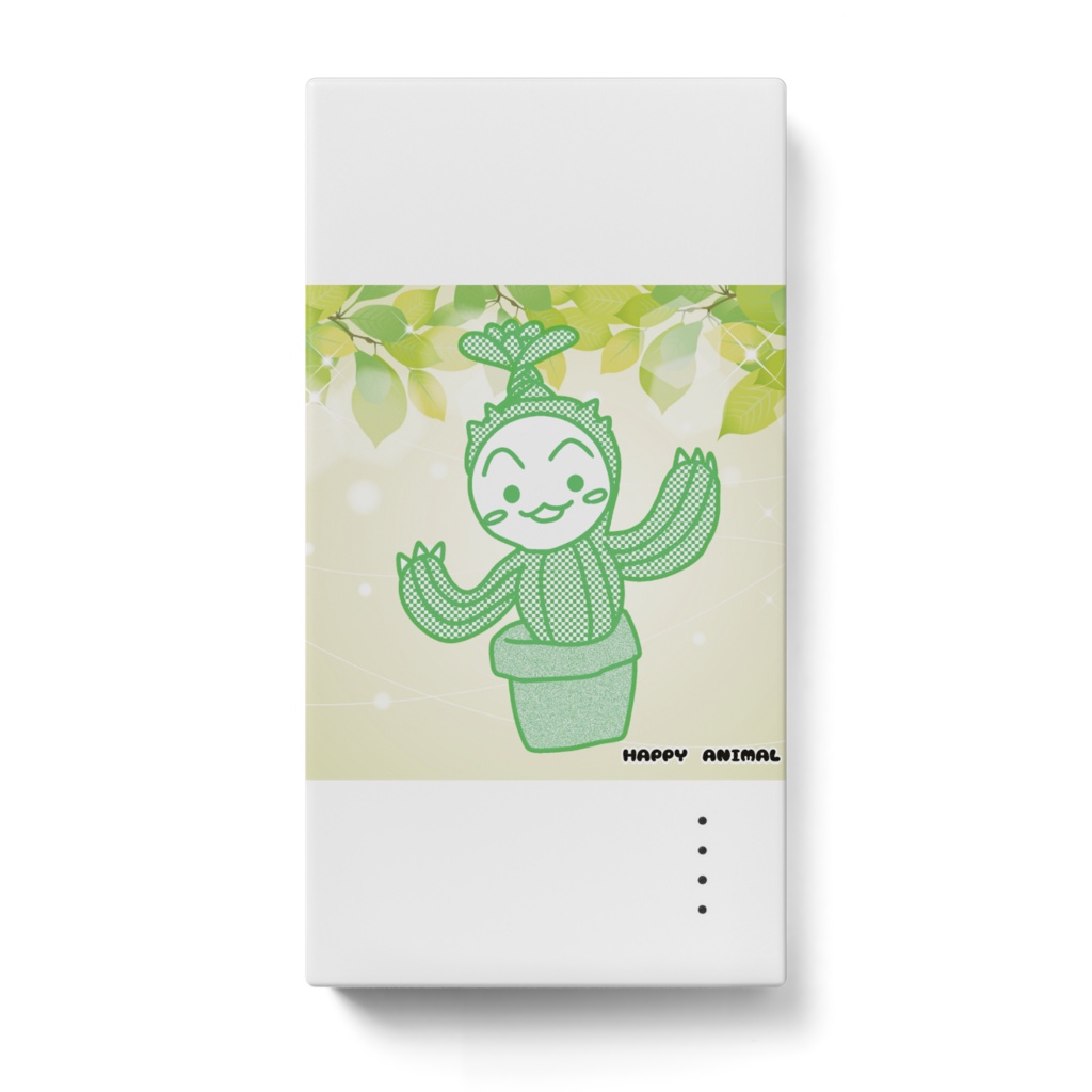 聖剣lom サボテンくんモバイルバッテリー Happy Animal Booth