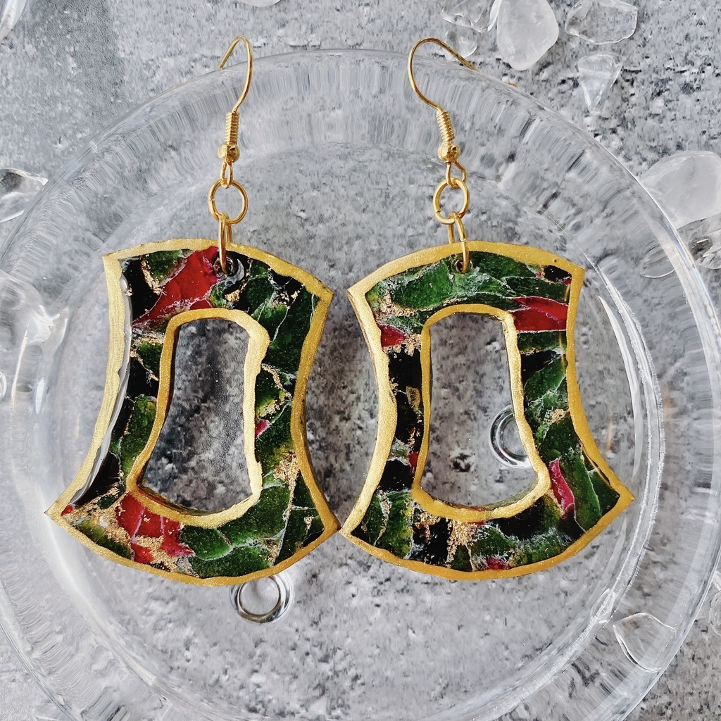 【刀剣乱舞】鶯丸 イメージ ピアス イヤリング 大きめ