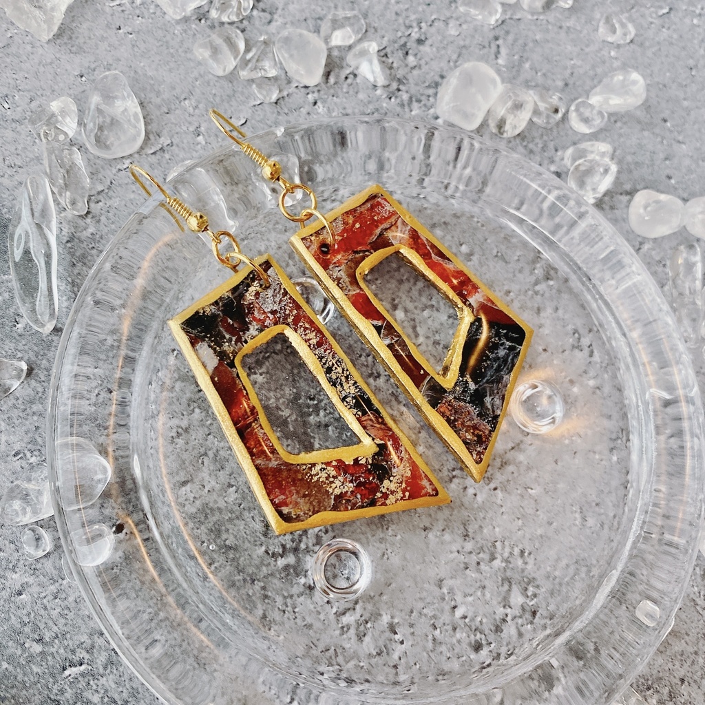 【刀剣乱舞】大俱利伽羅 イメージ ピアス イヤリング 大きめ