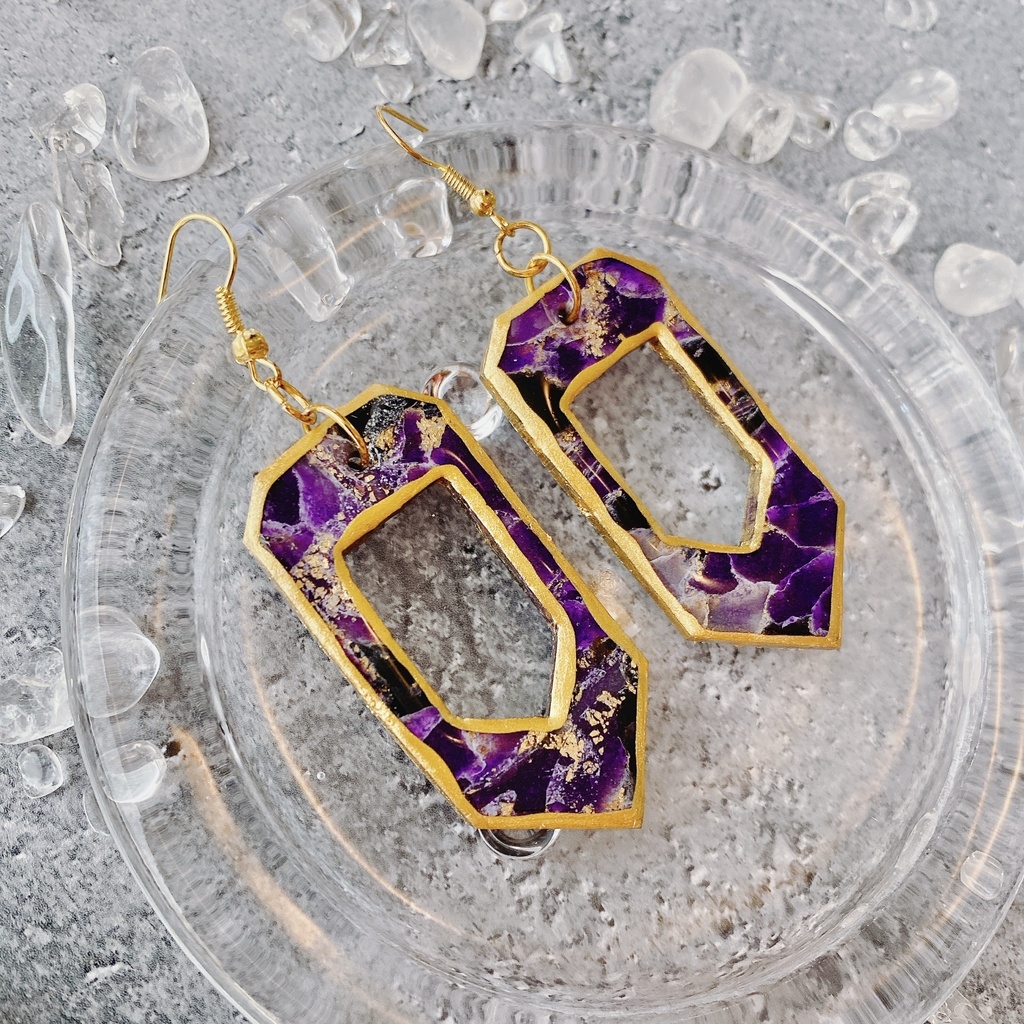 【刀剣乱舞】へし切長谷部 イメージ ピアス イヤリング 大きめ