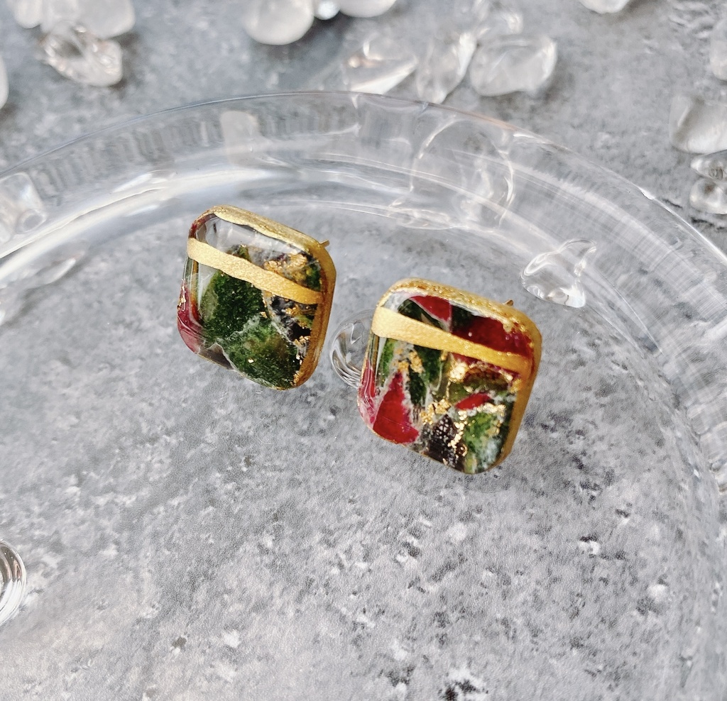 【刀剣乱舞】鶯丸 イメージ ピアス 小さめ