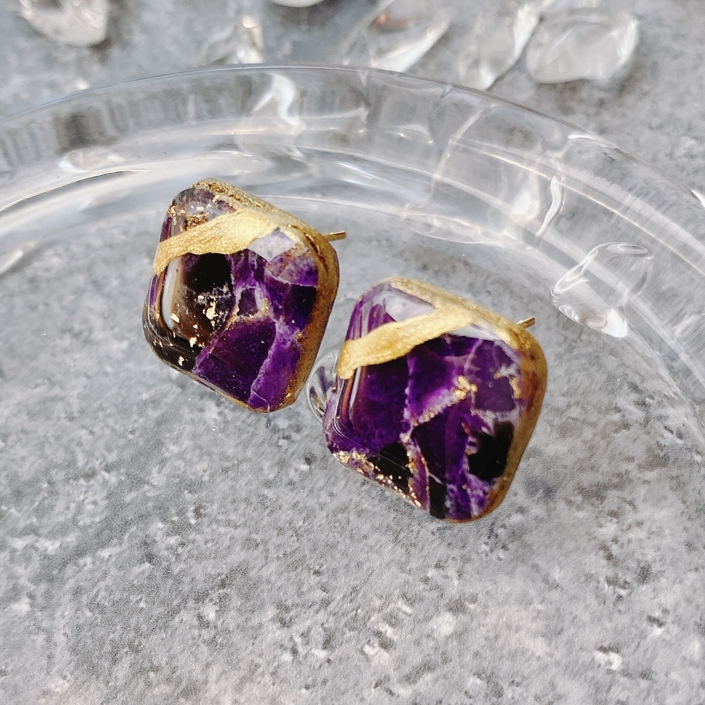 【刀剣乱舞】へし切長谷部 イメージ ピアス 小さめ