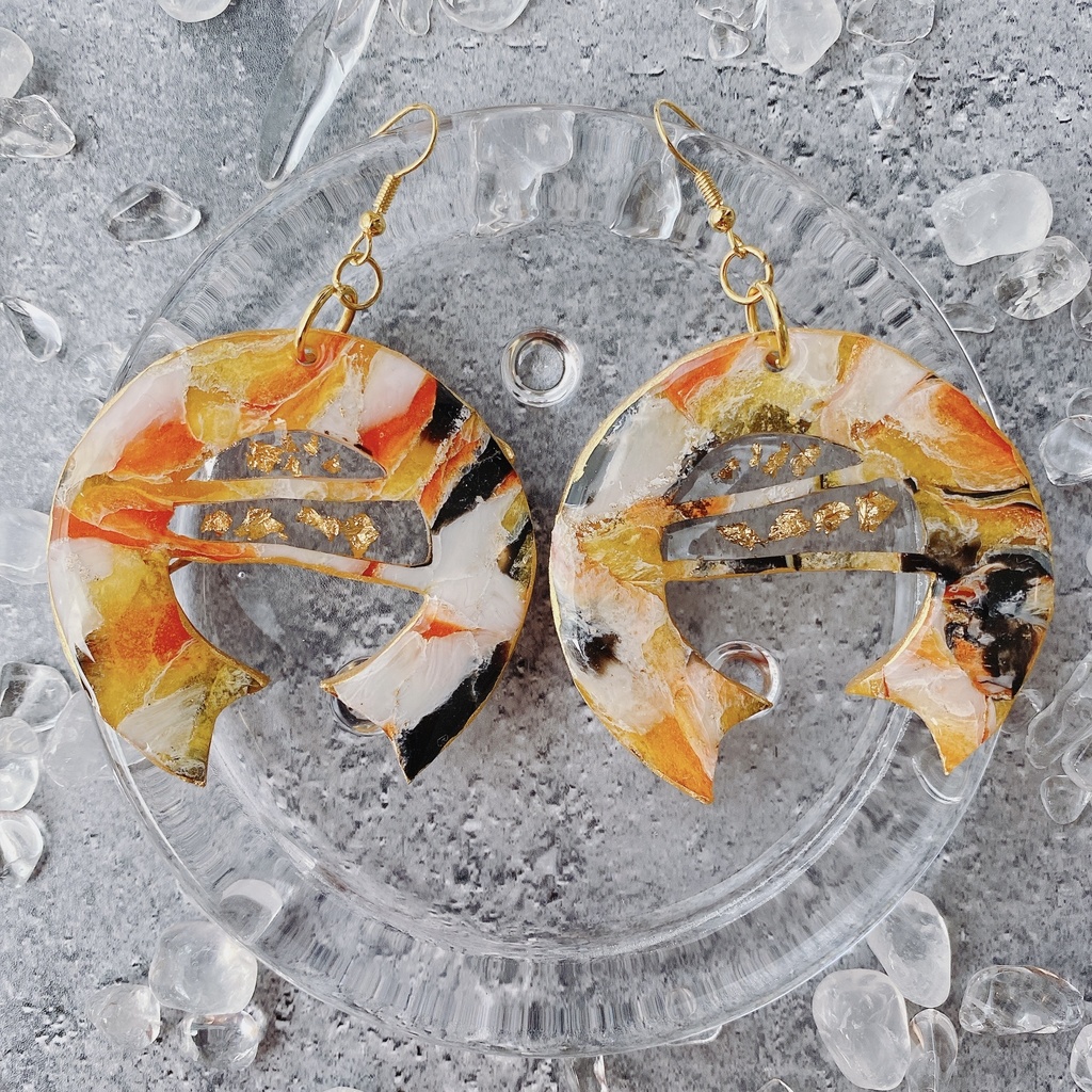 【刀剣乱舞】長曽祢虎徹 イメージ ピアス イヤリング 大きめ