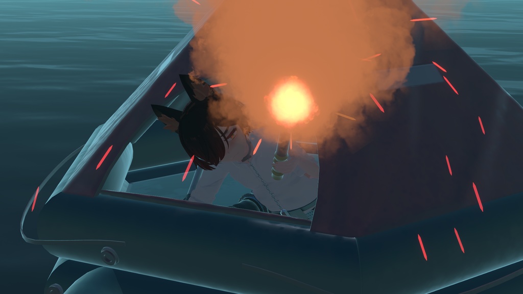 救命いかだ 3Dモデル