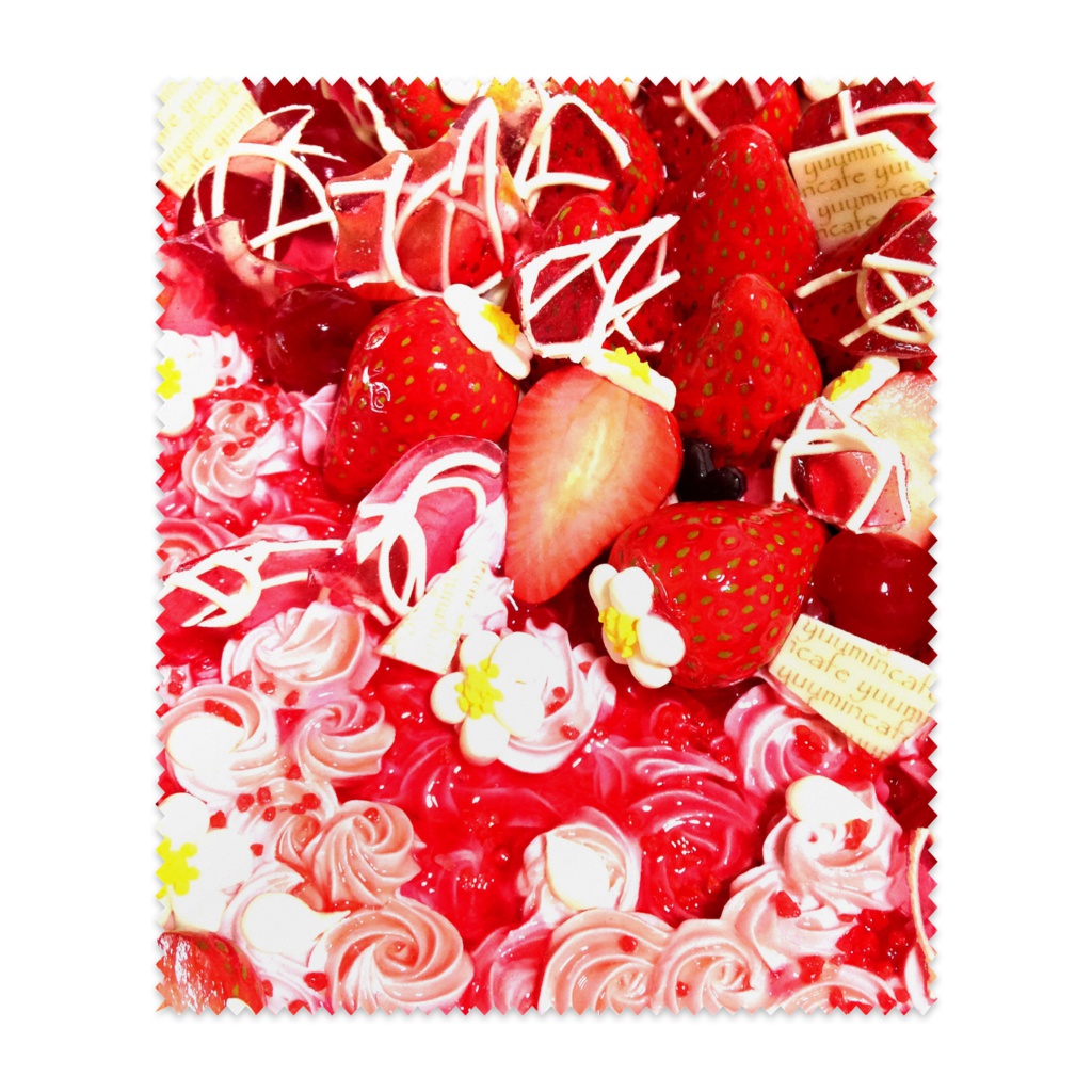 【メガネ拭き】ストロベリーケーキ
