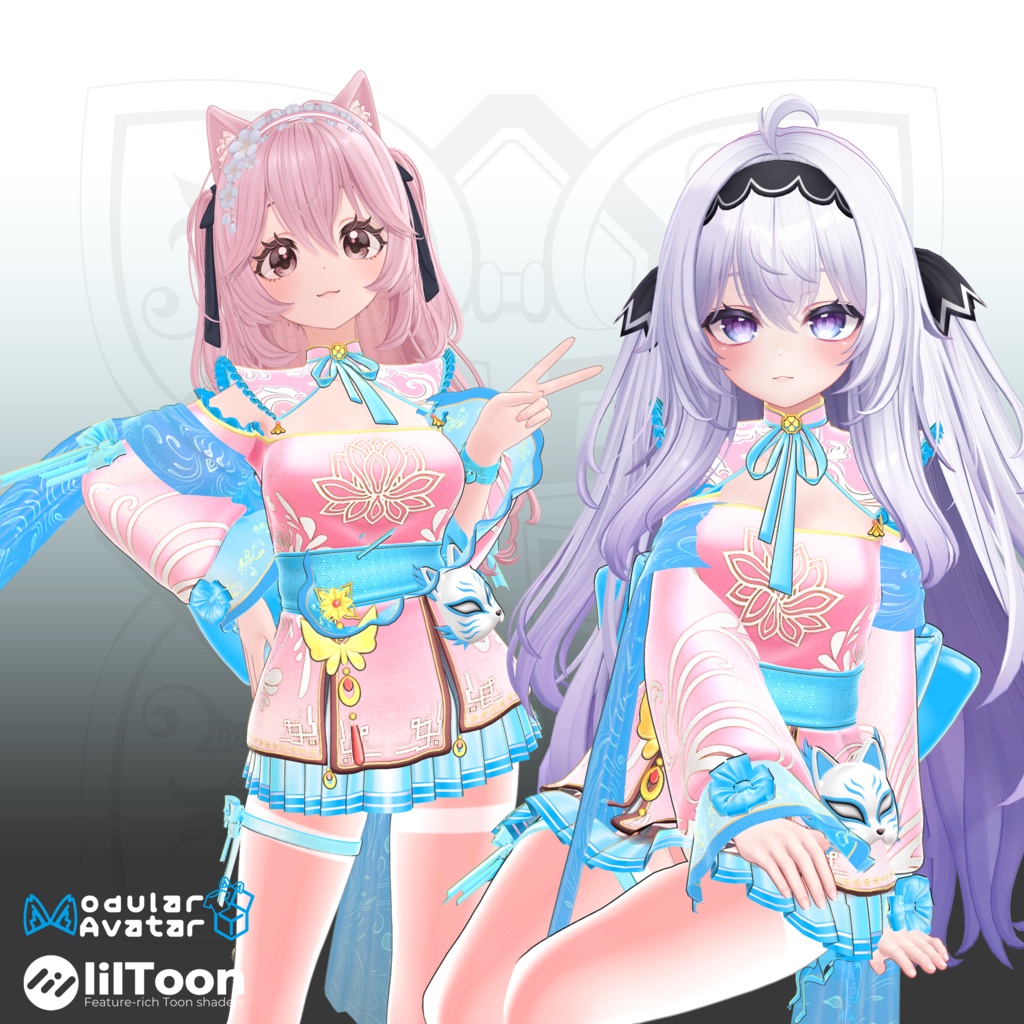 【18アバター対応】🦊Fox Demon Face🦊