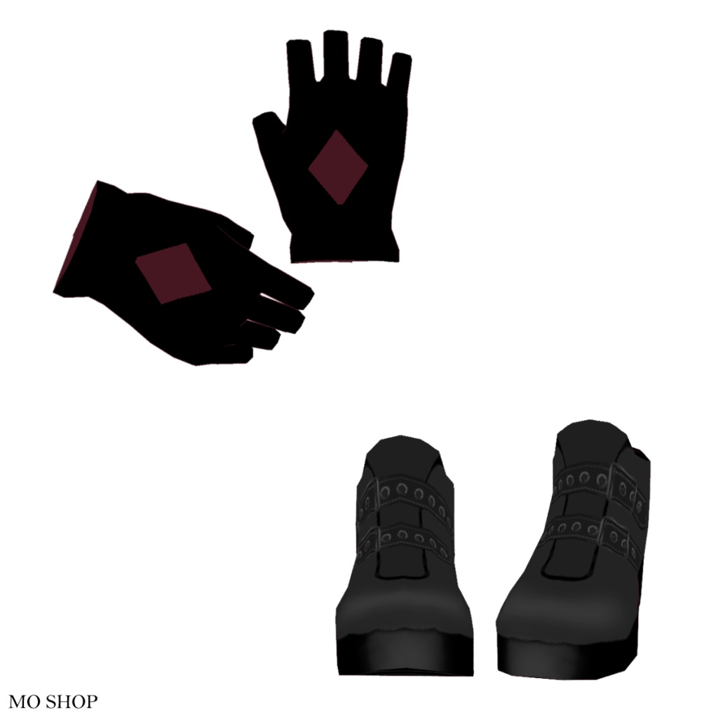 【VRoid】サイバーパーカーセット