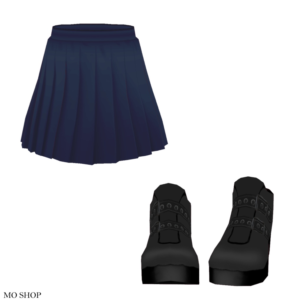 【VRoid】サイバーコートセット