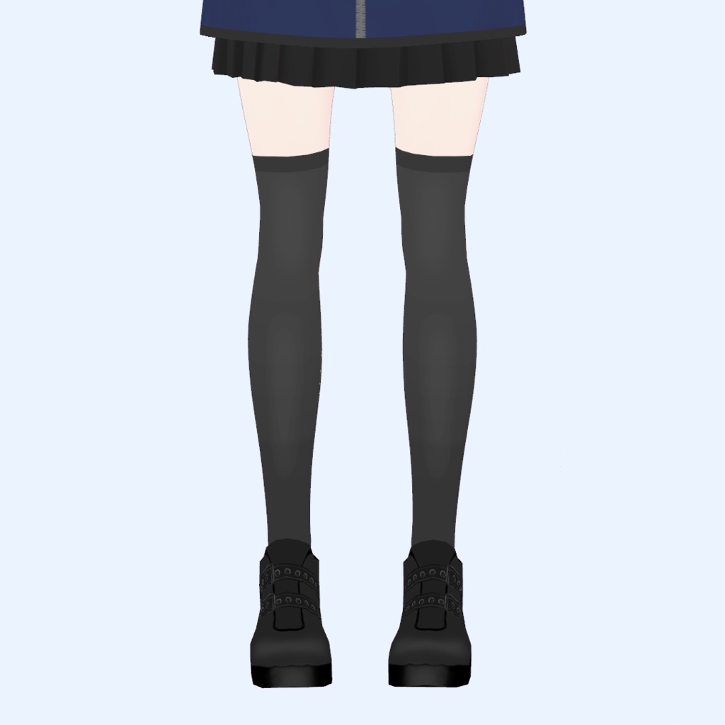 【VRoid】ソックスセット/靴下/ニーハイ