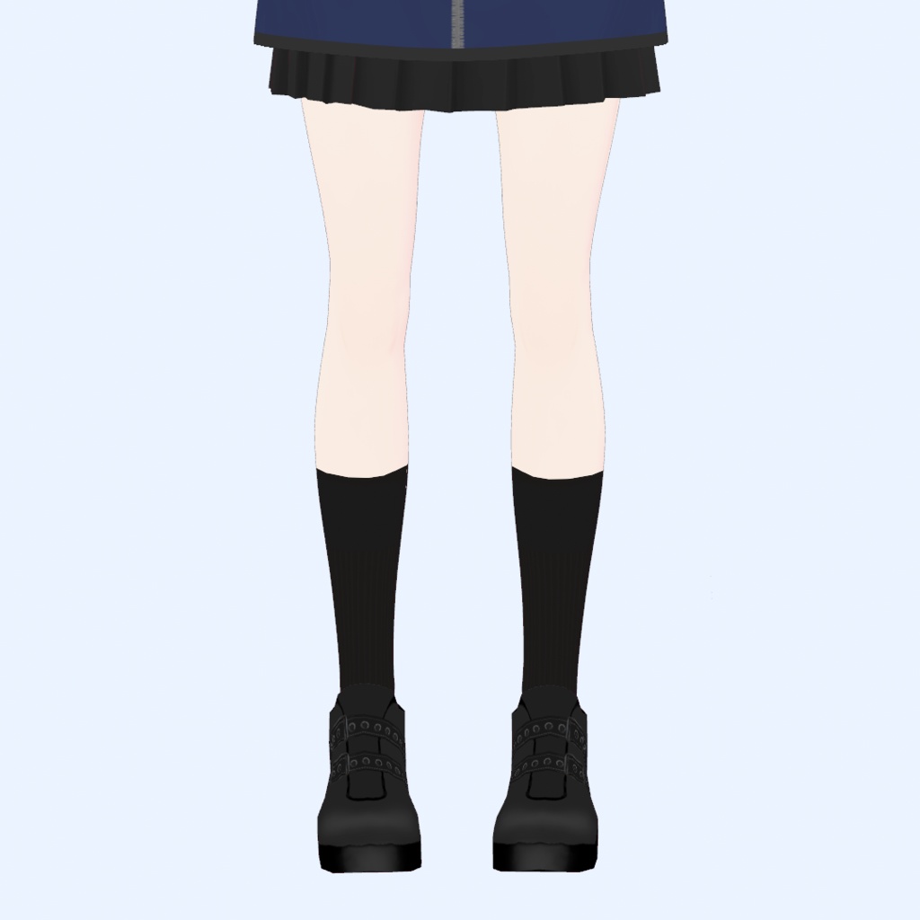 【VRoid】ソックスセット/靴下/ニーハイ