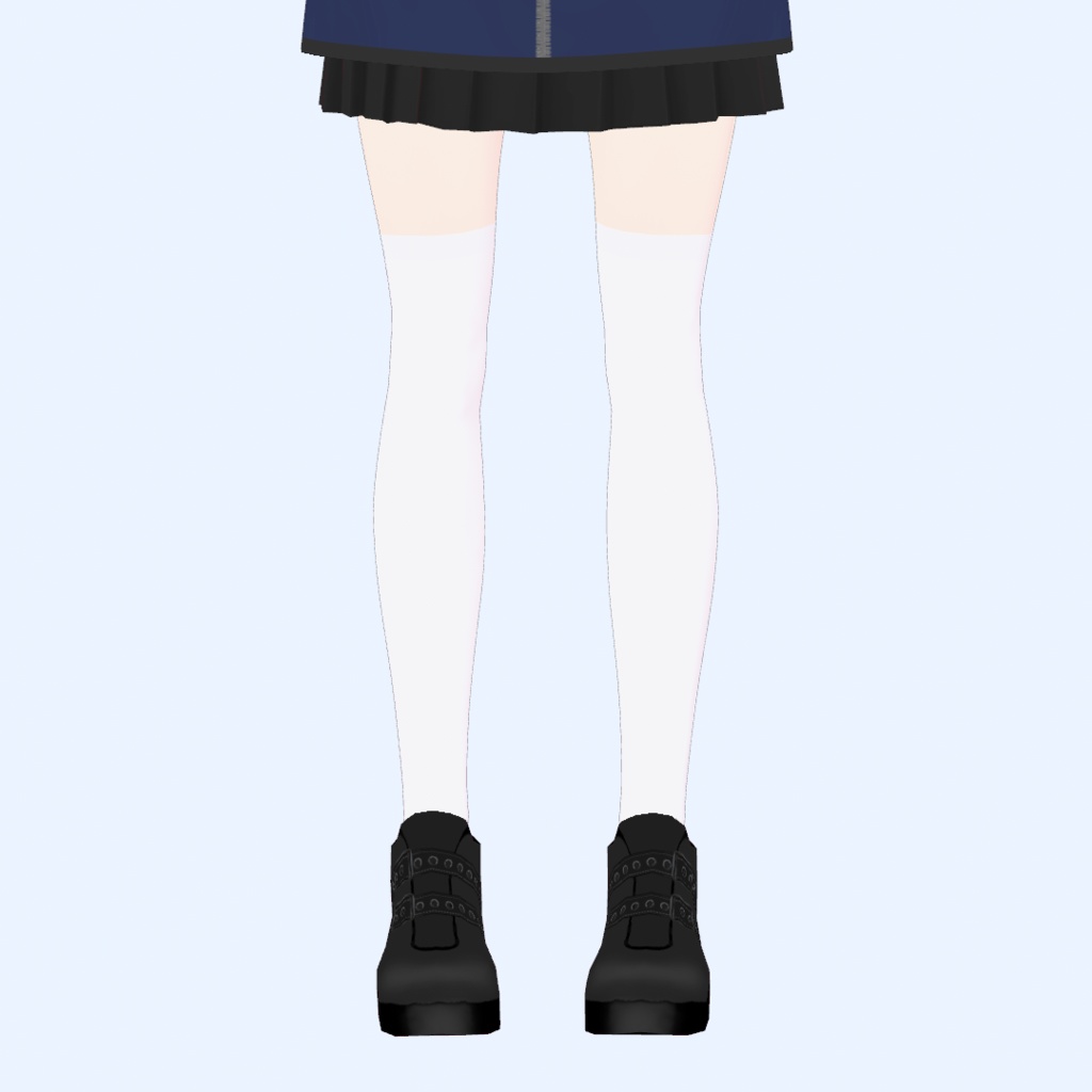 【VRoid】ソックスセット/靴下/ニーハイ