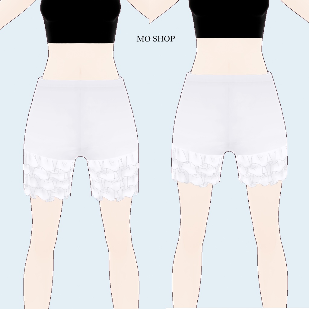 【VRoid】ドロワーズ 2種類セット