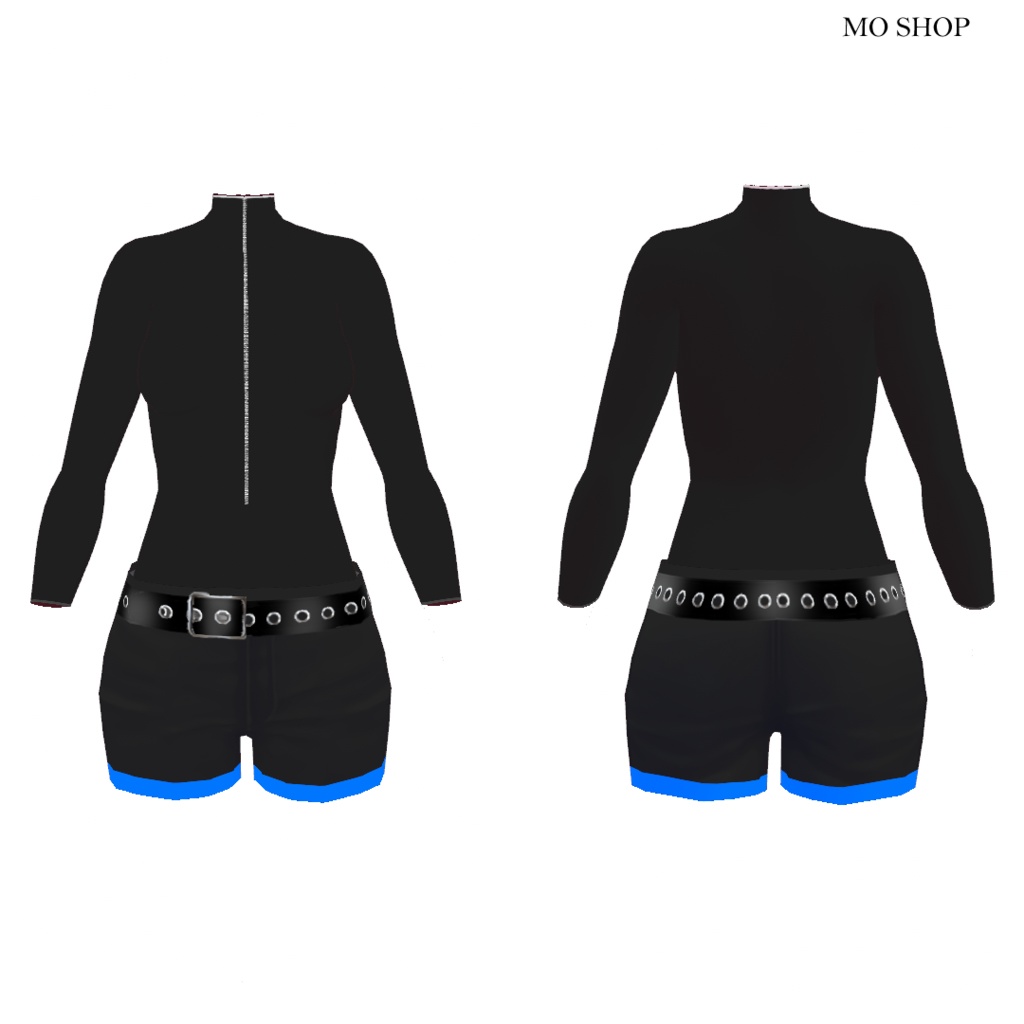 【VRoid】サイバーパーカーセット2