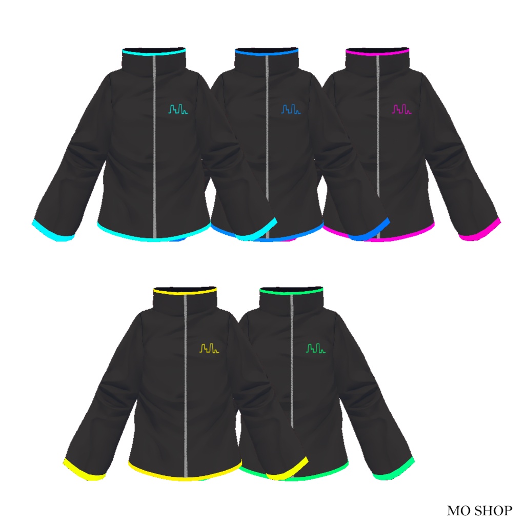 【VRoid】サイバーコートセット2