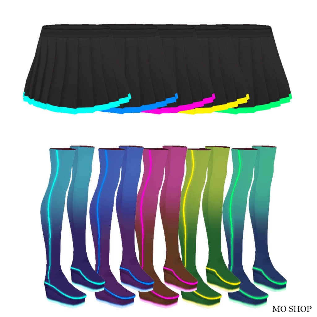 【VRoid】サイバーコートセット2