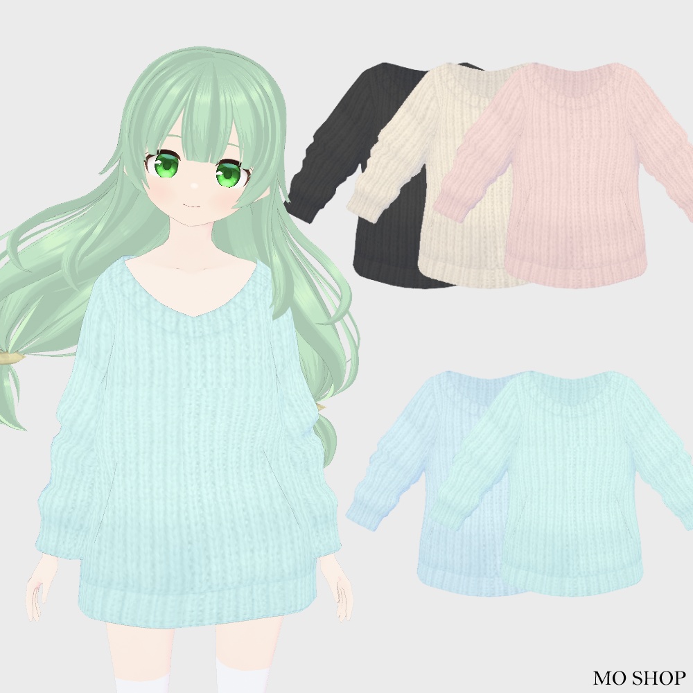 【VRoid】ダボセーター 5色セット