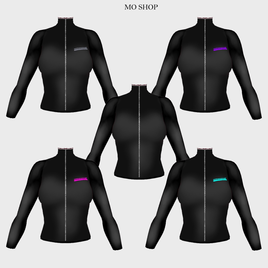 【VRoid】サイバースーツセット