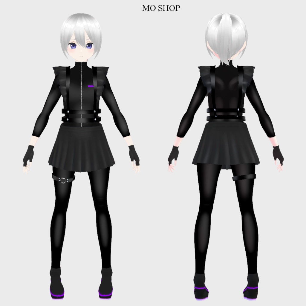 【VRoid】サイバースーツセット