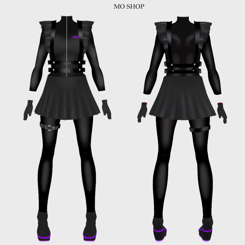 【VRoid】サイバースーツセット