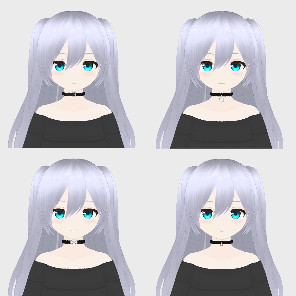 【VRoid】チョーカー 5種セット