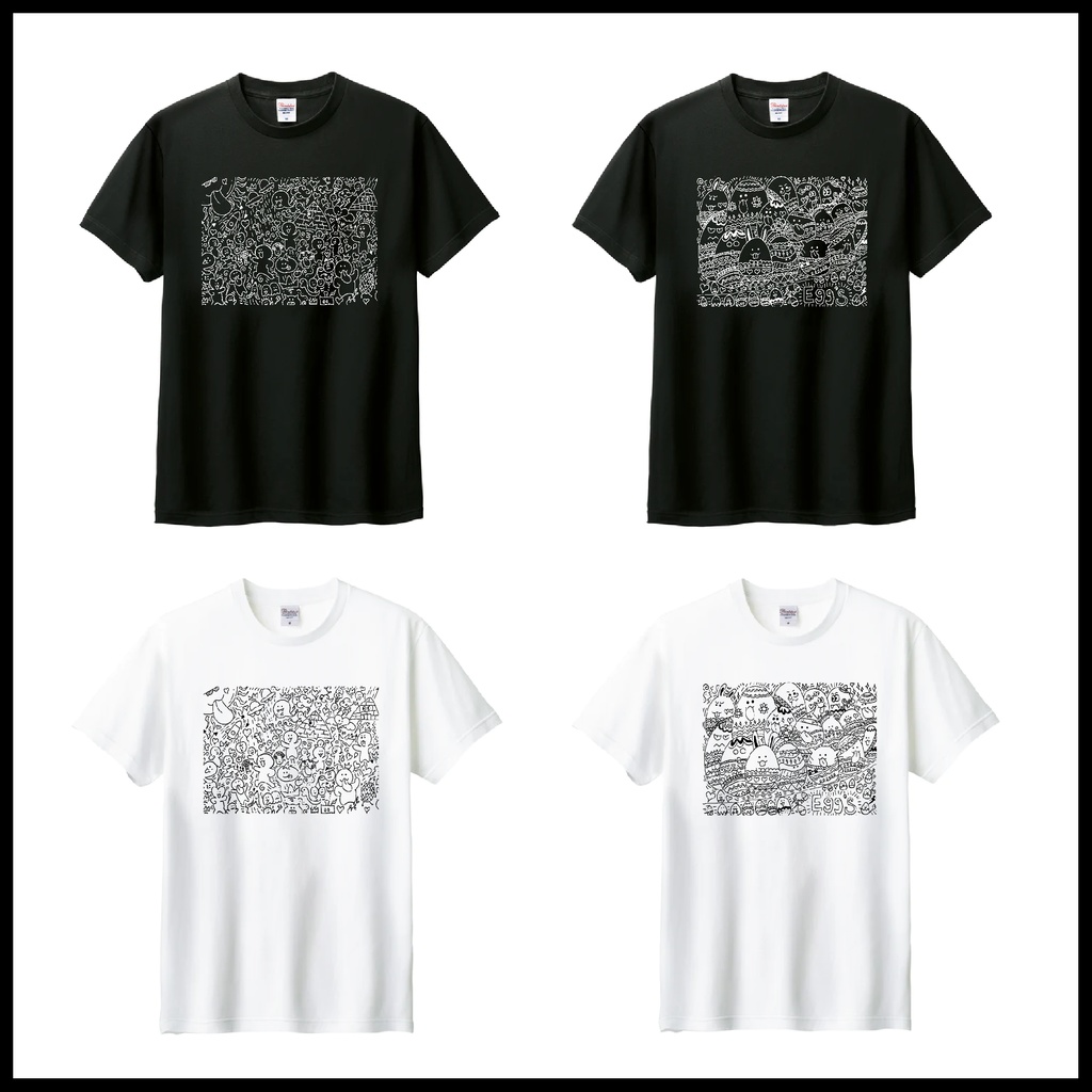 神納セイガ デザイン Egg Tシャツ・古代文明 Tシャツ